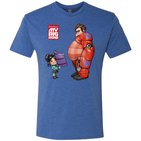 T-Shirts Vintage Royal / Small My Big Hero Men's Triblend T-Shirt