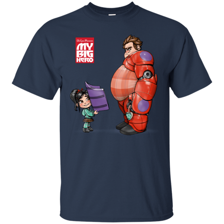 T-Shirts Navy / Small My Big Hero T-Shirt