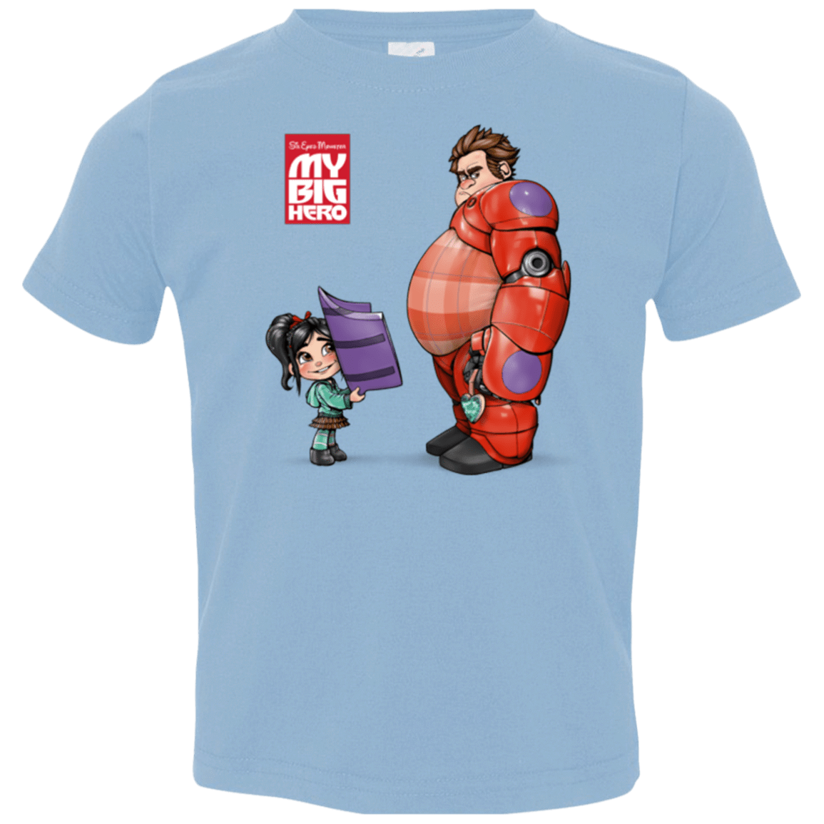 T-Shirts Light Blue / 2T My Big Hero Toddler Premium T-Shirt