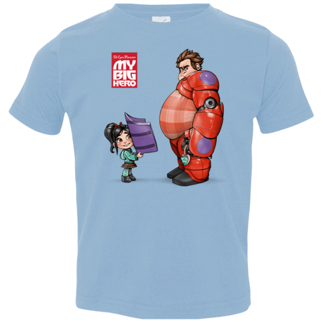 T-Shirts Light Blue / 2T My Big Hero Toddler Premium T-Shirt