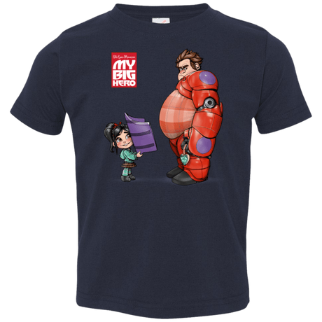 T-Shirts Navy / 2T My Big Hero Toddler Premium T-Shirt