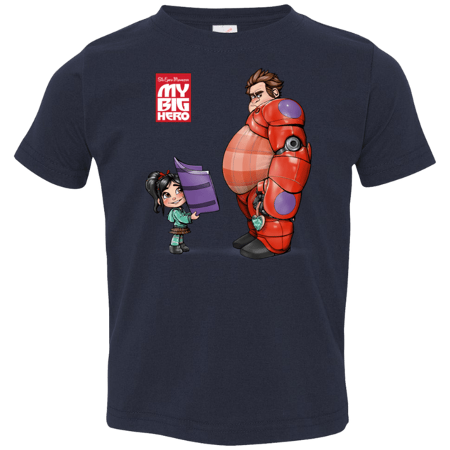 T-Shirts Navy / 2T My Big Hero Toddler Premium T-Shirt