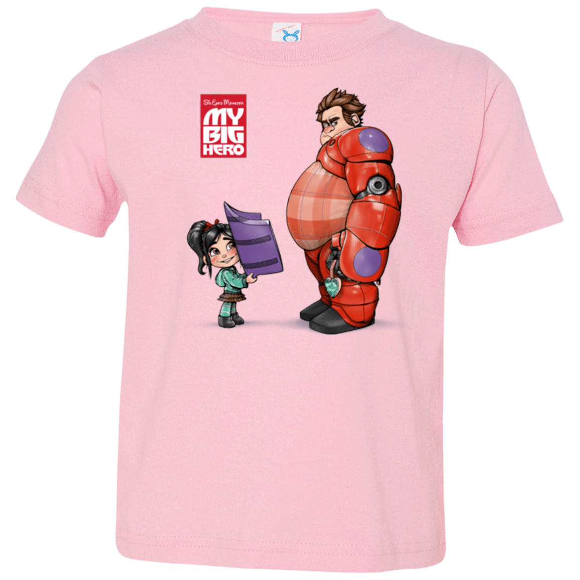 T-Shirts Pink / 2T My Big Hero Toddler Premium T-Shirt