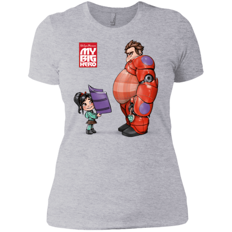 T-Shirts Heather Grey / X-Small My Big Hero Women's Premium T-Shirt