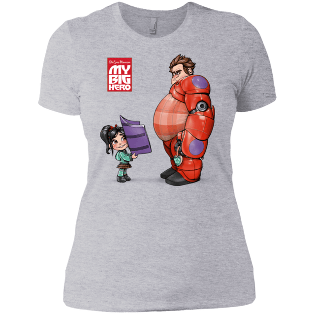 T-Shirts Heather Grey / X-Small My Big Hero Women's Premium T-Shirt