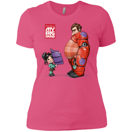 T-Shirts Hot Pink / X-Small My Big Hero Women's Premium T-Shirt