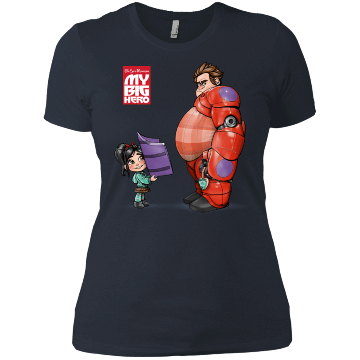 T-Shirts Indigo / X-Small My Big Hero Women's Premium T-Shirt