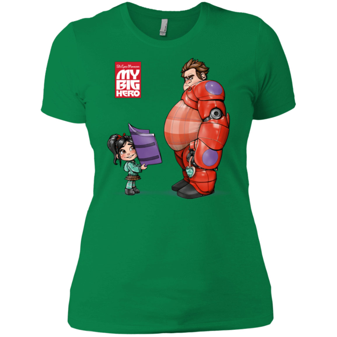 T-Shirts Kelly Green / X-Small My Big Hero Women's Premium T-Shirt