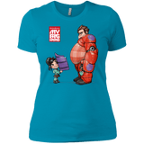 T-Shirts Turquoise / X-Small My Big Hero Women's Premium T-Shirt