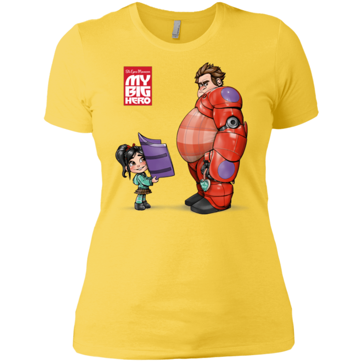 T-Shirts Vibrant Yellow / X-Small My Big Hero Women's Premium T-Shirt