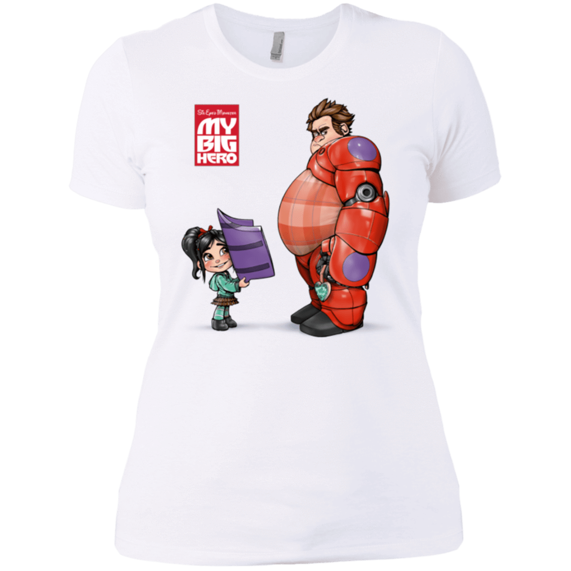 T-Shirts White / X-Small My Big Hero Women's Premium T-Shirt