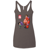 T-Shirts Macchiato / X-Small My Big Hero Women's Triblend Racerback Tank