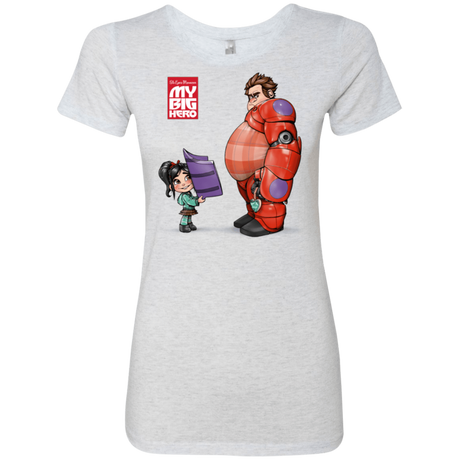 T-Shirts Heather White / Small My Big Hero Women's Triblend T-Shirt