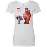 T-Shirts Heather White / Small My Big Hero Women's Triblend T-Shirt