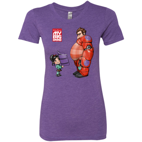 T-Shirts Purple Rush / Small My Big Hero Women's Triblend T-Shirt