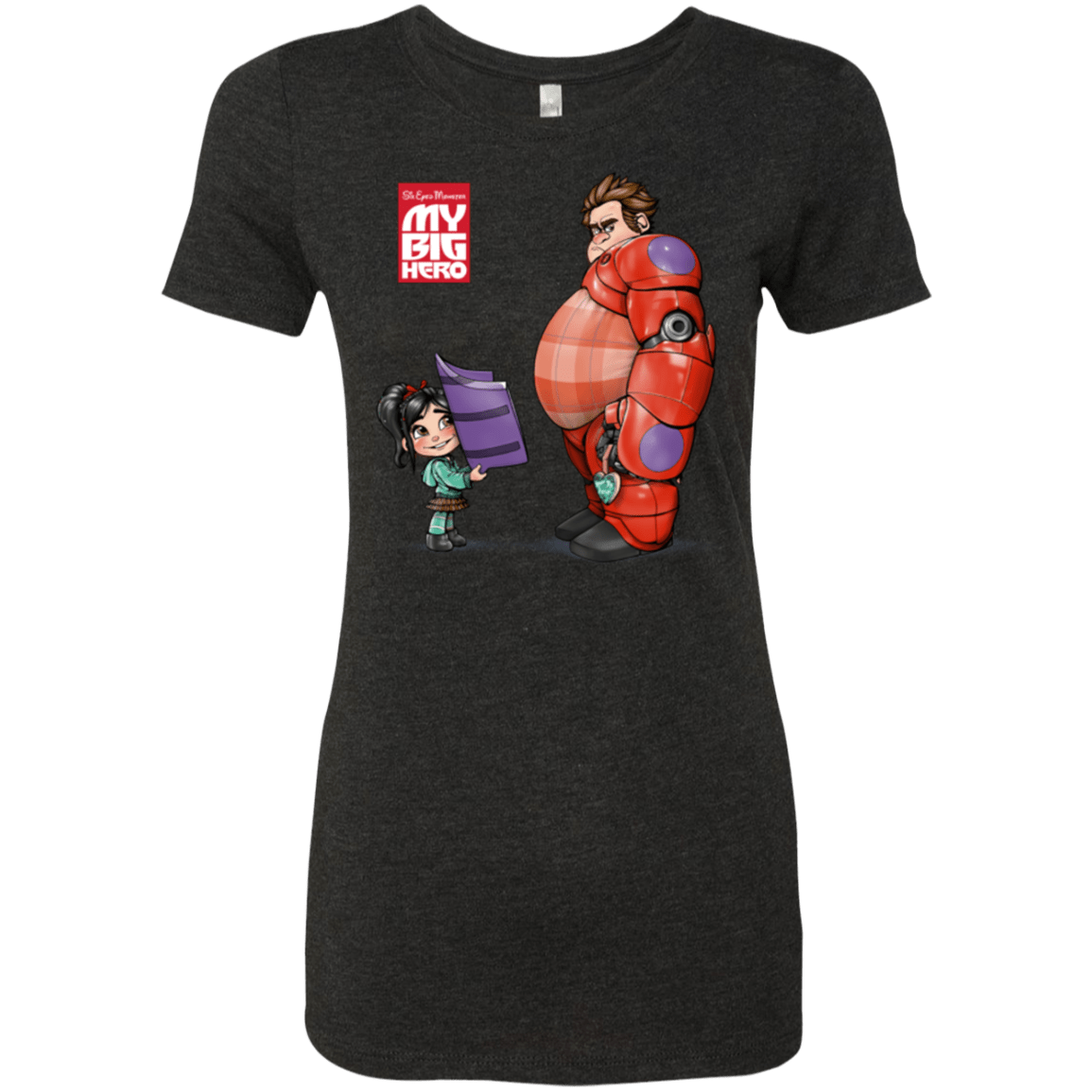 T-Shirts Vintage Black / Small My Big Hero Women's Triblend T-Shirt