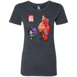 T-Shirts Vintage Navy / Small My Big Hero Women's Triblend T-Shirt