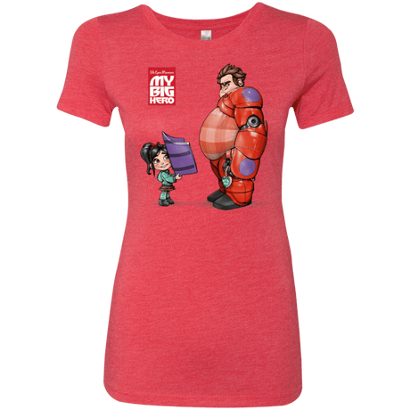 T-Shirts Vintage Red / Small My Big Hero Women's Triblend T-Shirt