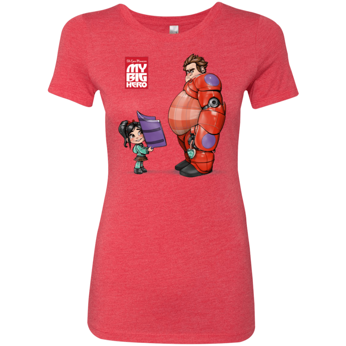 T-Shirts Vintage Red / Small My Big Hero Women's Triblend T-Shirt