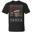 T-Shirts Black / S My Cousin Santa T-Shirt