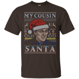 T-Shirts Dark Chocolate / S My Cousin Santa T-Shirt