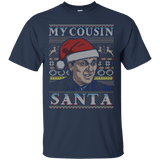 T-Shirts Navy / S My Cousin Santa T-Shirt