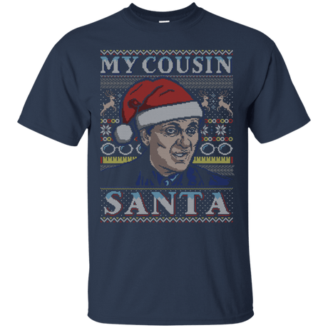 T-Shirts Navy / S My Cousin Santa T-Shirt