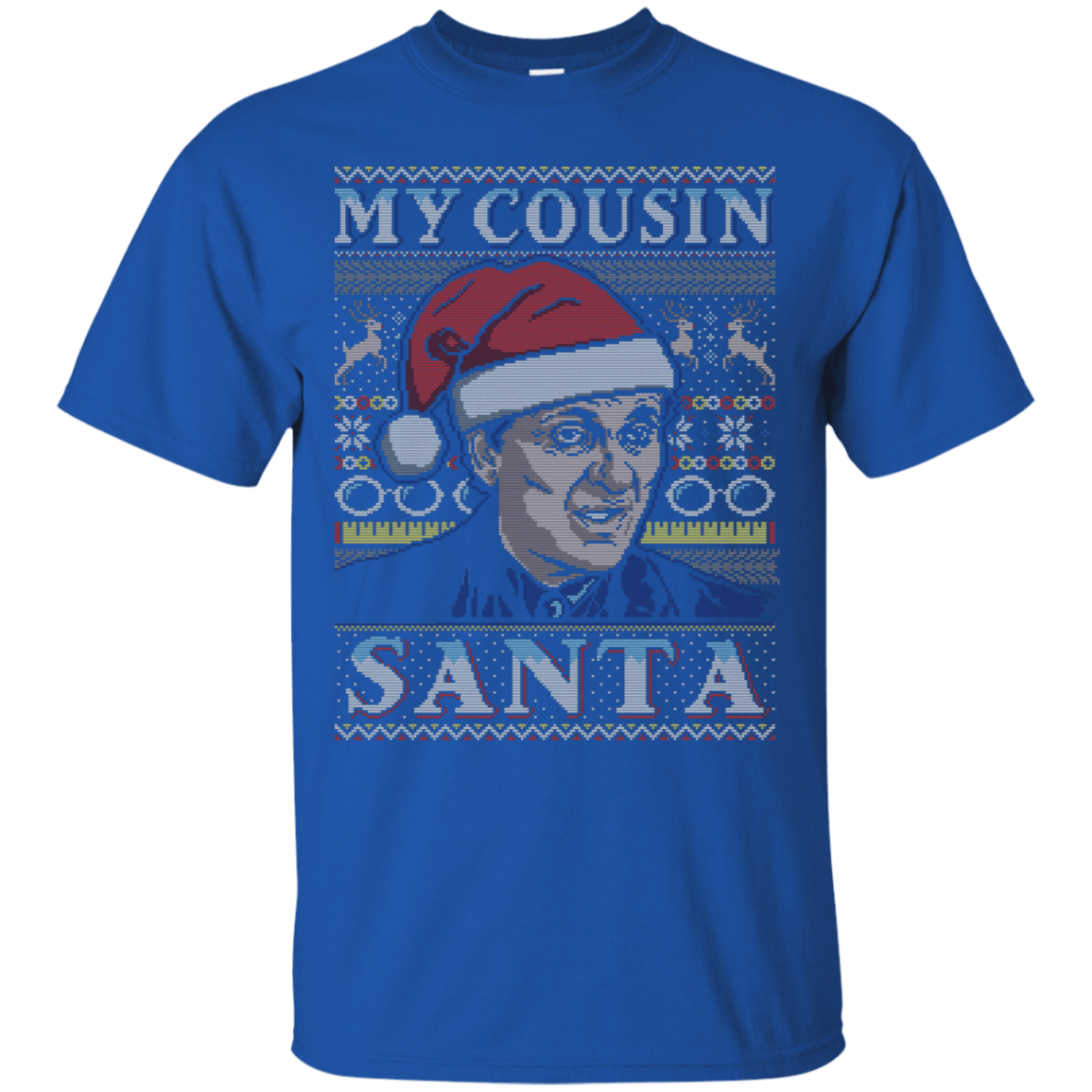 T-Shirts Royal / S My Cousin Santa T-Shirt