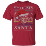 T-Shirts Cardinal / YXS My Cousin Santa Youth T-Shirt