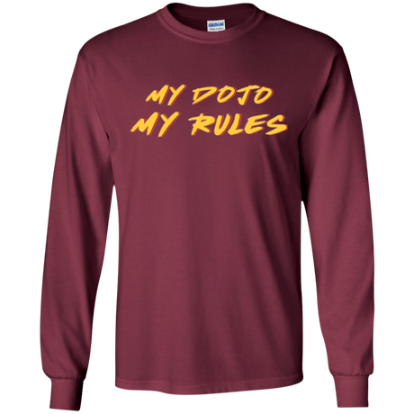 T-Shirts Maroon / S MY DOJO Men's Long Sleeve T-Shirt