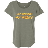 T-Shirts Venetian Grey / X-Small MY DOJO Triblend Dolman Sleeve