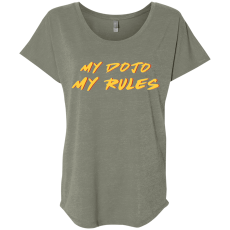 T-Shirts Venetian Grey / X-Small MY DOJO Triblend Dolman Sleeve