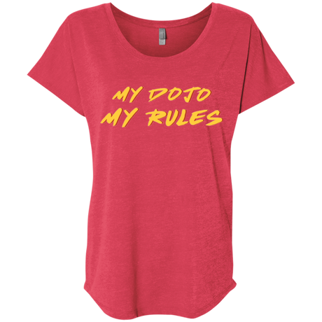 T-Shirts Vintage Red / X-Small MY DOJO Triblend Dolman Sleeve