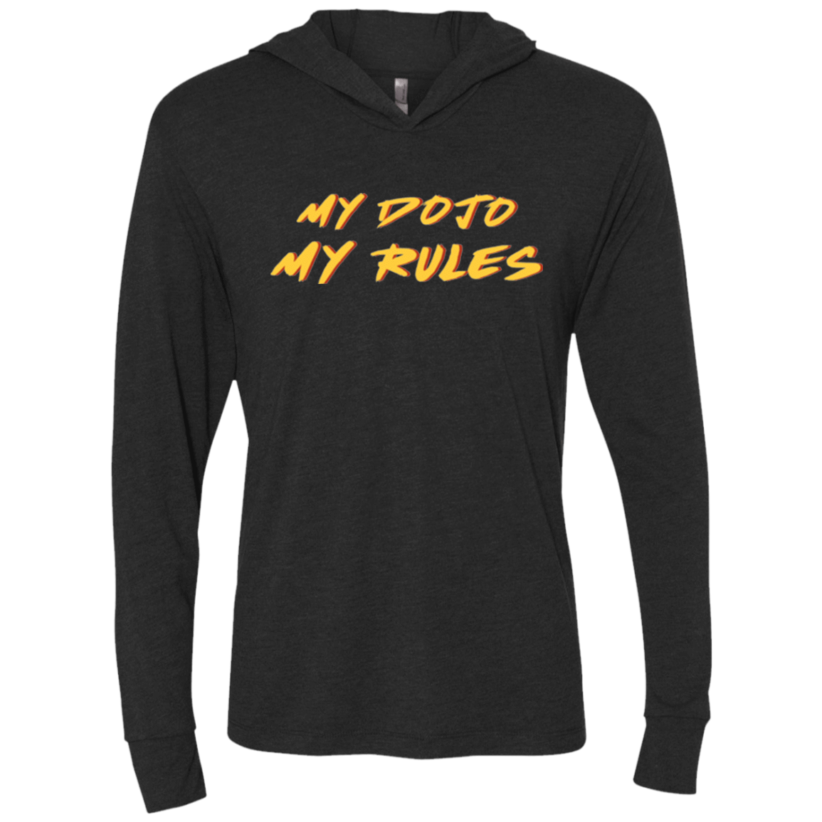 T-Shirts Vintage Black / X-Small MY DOJO Triblend Long Sleeve Hoodie Tee