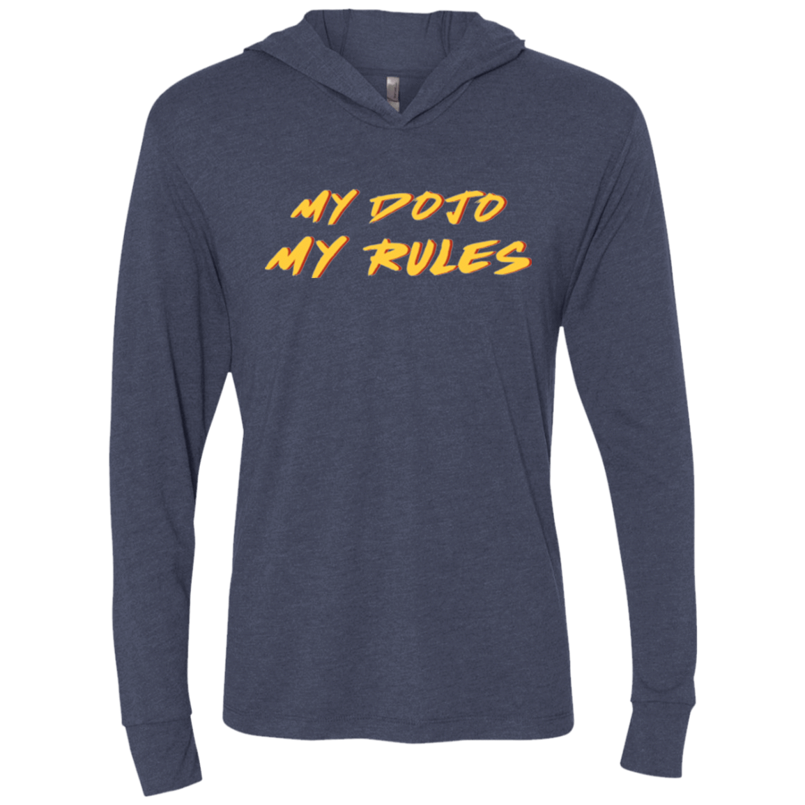 T-Shirts Vintage Navy / X-Small MY DOJO Triblend Long Sleeve Hoodie Tee