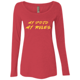 T-Shirts Vintage Red / S MY DOJO Women's Triblend Long Sleeve Shirt