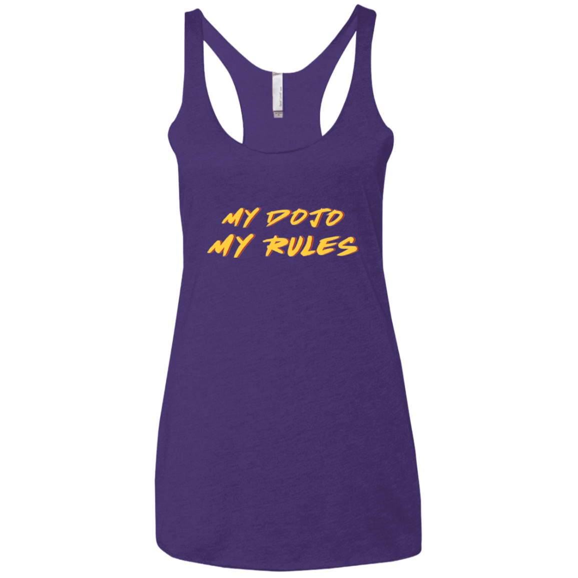 T-Shirts Purple Rush / X-Small MY DOJO Women's Triblend Racerback Tank