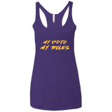 T-Shirts Purple Rush / X-Small MY DOJO Women's Triblend Racerback Tank