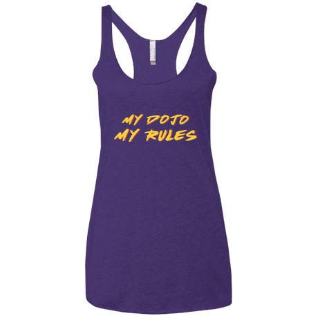 T-Shirts Purple Rush / X-Small MY DOJO Women's Triblend Racerback Tank