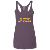 T-Shirts Vintage Purple / X-Small MY DOJO Women's Triblend Racerback Tank
