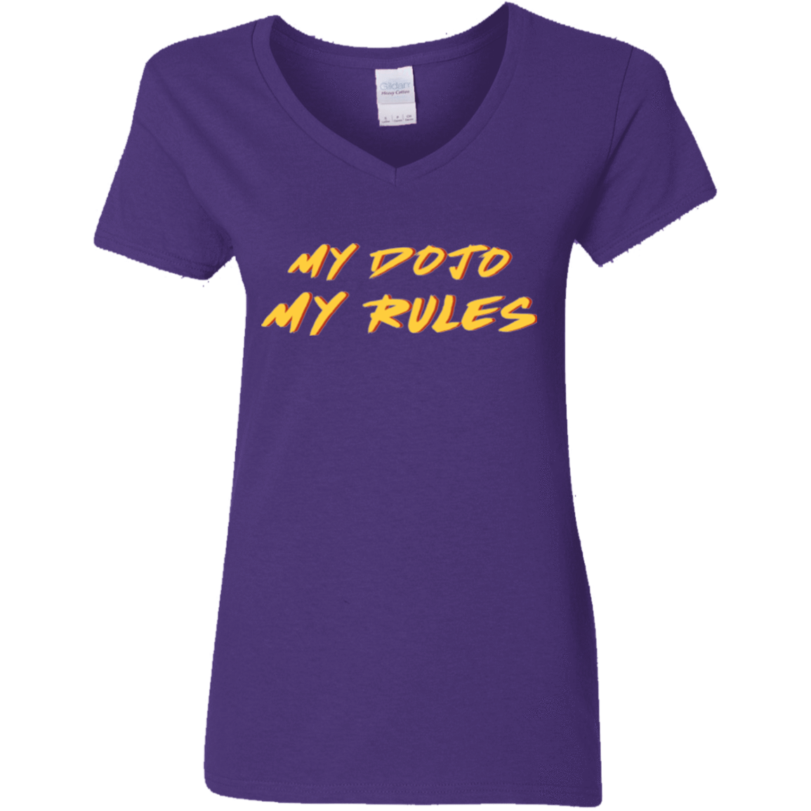 T-Shirts Purple / S MY DOJO Women's V-Neck T-Shirt