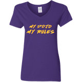 T-Shirts Purple / S MY DOJO Women's V-Neck T-Shirt