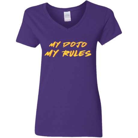 T-Shirts Purple / S MY DOJO Women's V-Neck T-Shirt