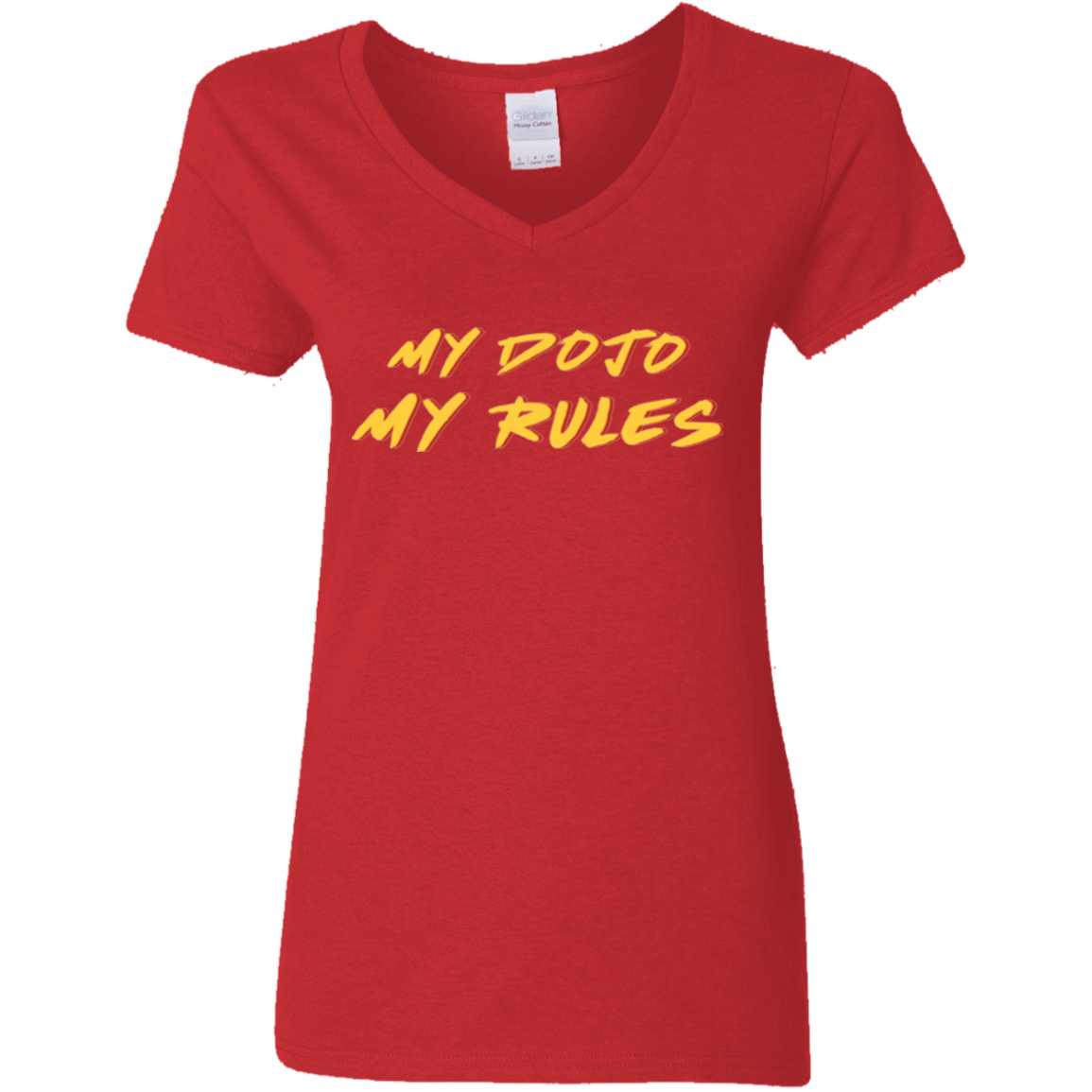 T-Shirts Red / S MY DOJO Women's V-Neck T-Shirt