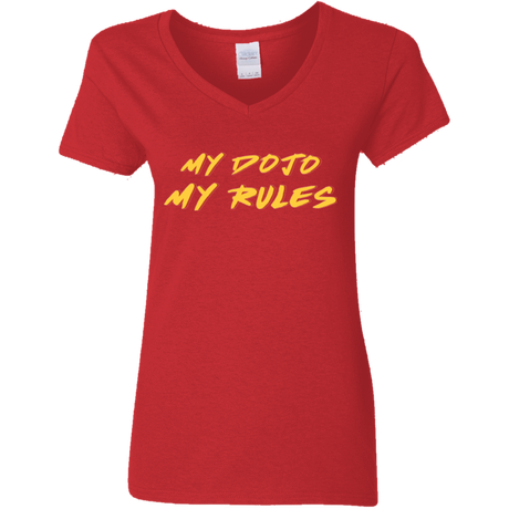 T-Shirts Red / S MY DOJO Women's V-Neck T-Shirt