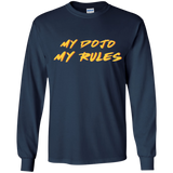 T-Shirts Navy / YS MY DOJO Youth Long Sleeve T-Shirt