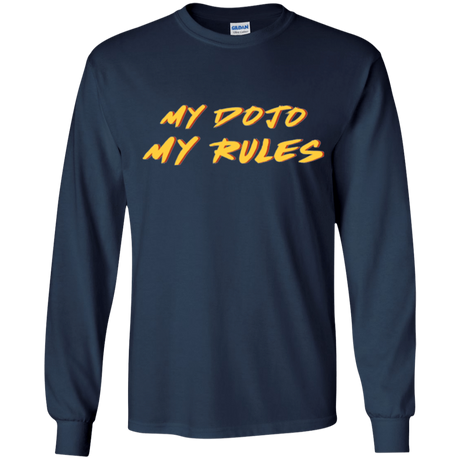 T-Shirts Navy / YS MY DOJO Youth Long Sleeve T-Shirt