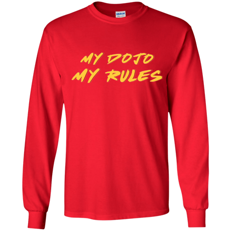 T-Shirts Red / YS MY DOJO Youth Long Sleeve T-Shirt