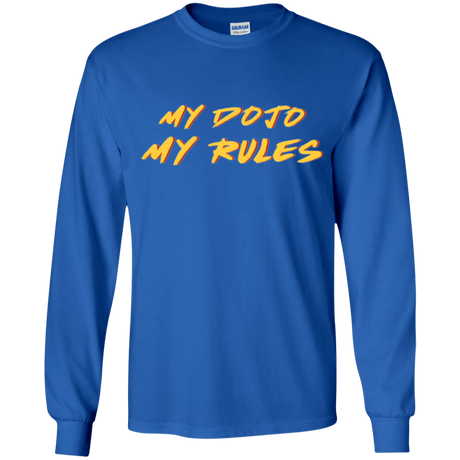T-Shirts Royal / YS MY DOJO Youth Long Sleeve T-Shirt