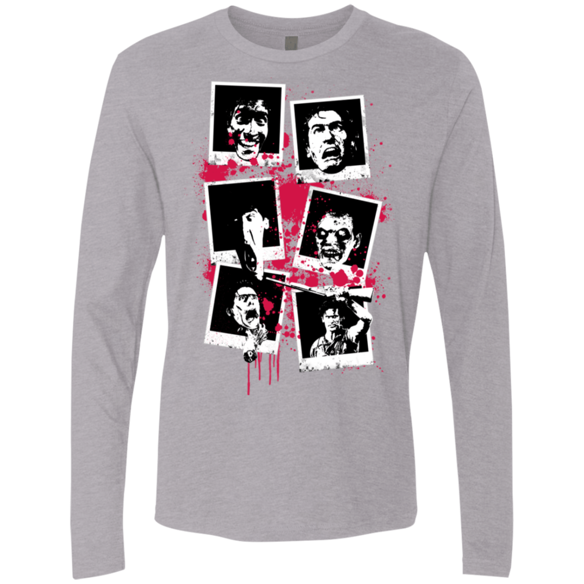 T-Shirts Heather Grey / S My Evil Self Men's Premium Long Sleeve